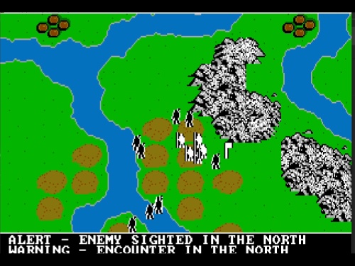 Gameplay of The Ancient Art of War for DOS